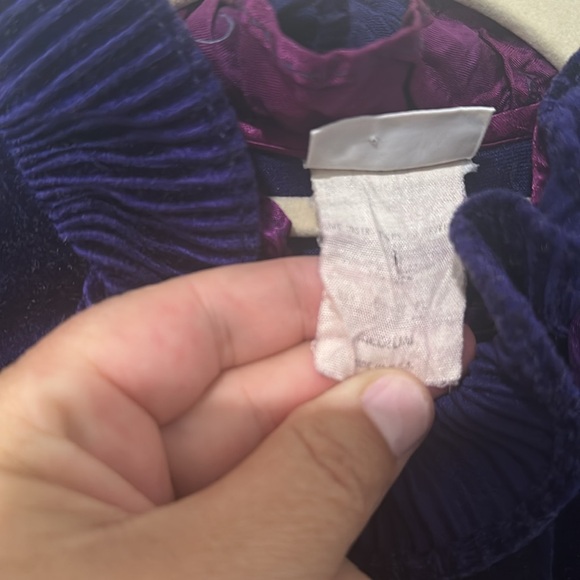 Vintage 80s R. Michael Alan Deep Purple Velour Dressing Gown Sz M - Picture 5 of 5